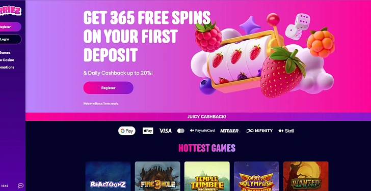 Screenshot 20Bet