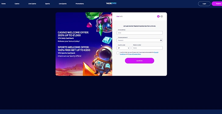 Screenshot 20Bet
