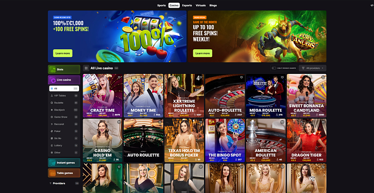 Screenshot 20Bet