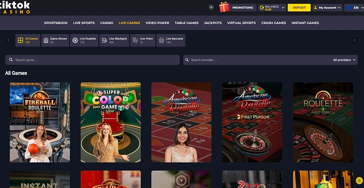 Screenshot 20Bet