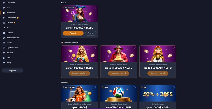 Screenshot 20Bet