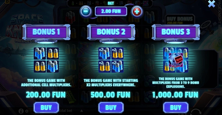 Bonus game: free spins, retriggers and bonus-round rules.