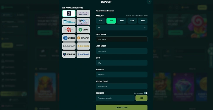 Screenshot 20Bet