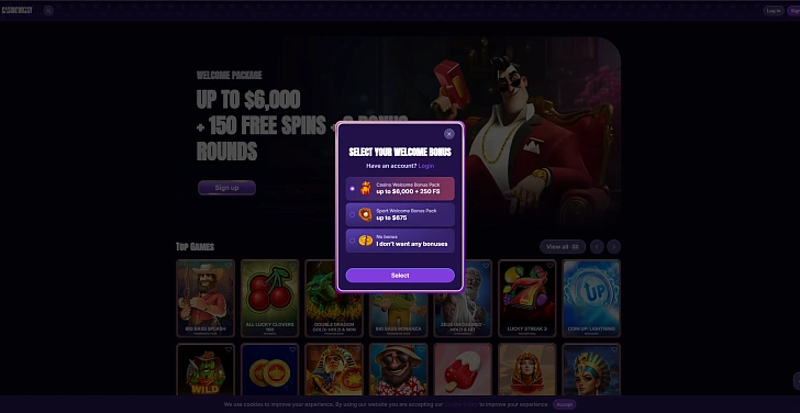 Screenshot 20Bet