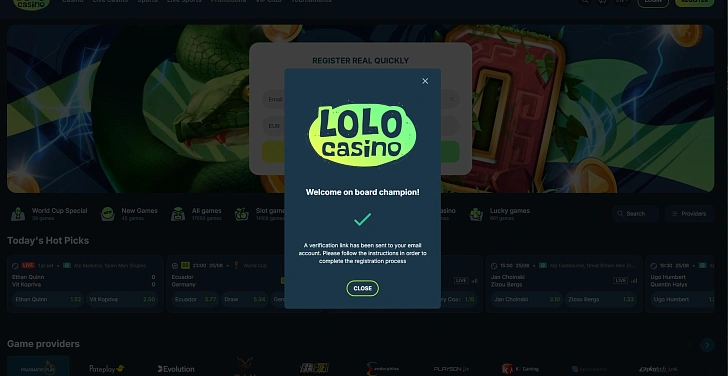 Screenshot 20Bet