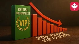British bookmakers have 20 times fewer VIP customers