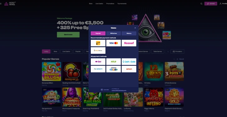 Screenshot 20Bet