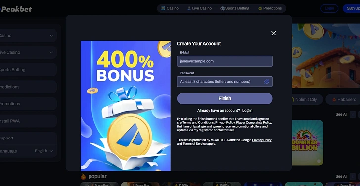 Screenshot 20Bet