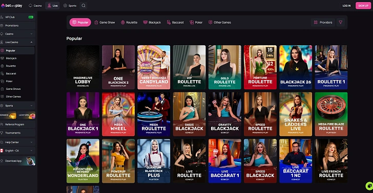 Screenshot 20Bet