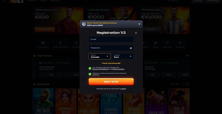 Screenshot 20Bet