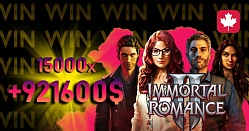 Immortal Romance 2 Pays Out Huge $921,600 Win – But Don’t Get Too Excited