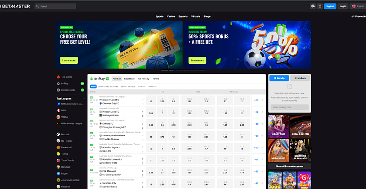 Screenshot 20Bet