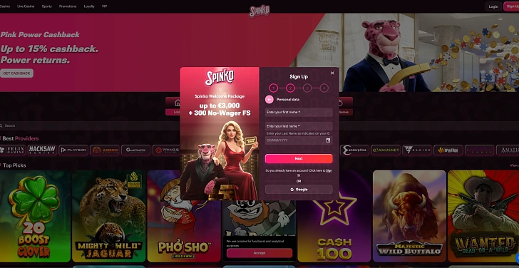 Screenshot 20Bet