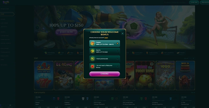 Screenshot 20Bet