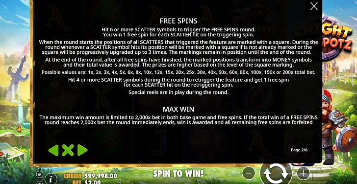 Bonus game: free spins, retriggers and bonus-round rules.