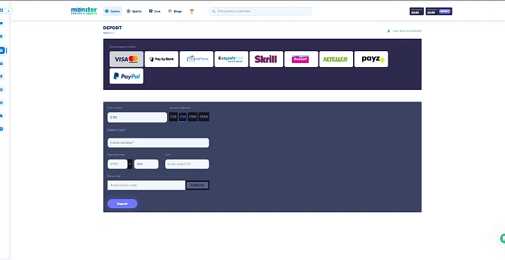 Screenshot 20Bet
