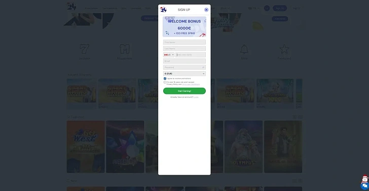 Screenshot 20Bet