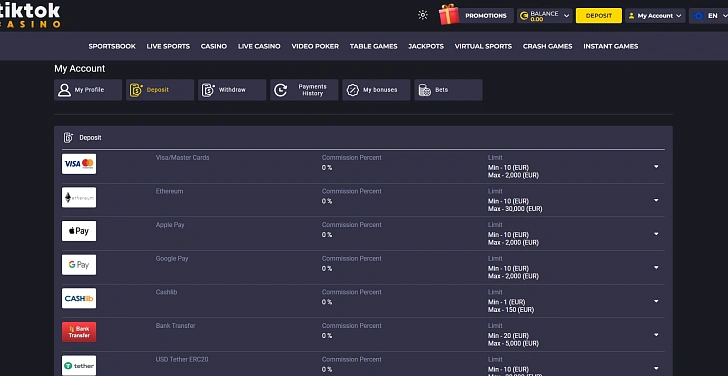 Screenshot 20Bet