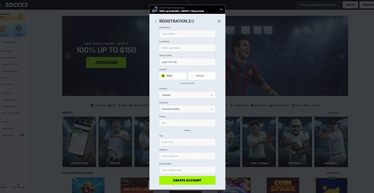 Screenshot 20Bet