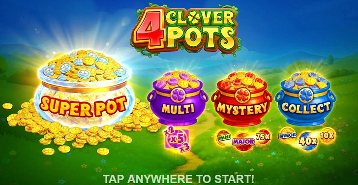 Base game: layout, bet controls and balance display.