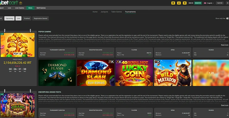 Screenshot 20Bet