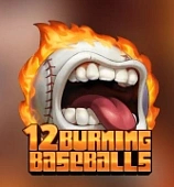 12 Burning Baseballs