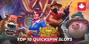 TOP 10 slots from Quickspin: Legends of the reels and the magic of winnings