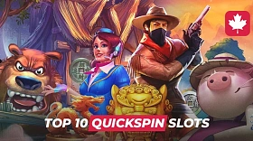 TOP 10 slots from Quickspin: Legends of the reels and the magic of winnings
