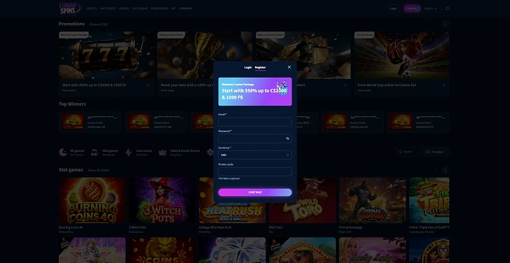 Screenshot 20Bet