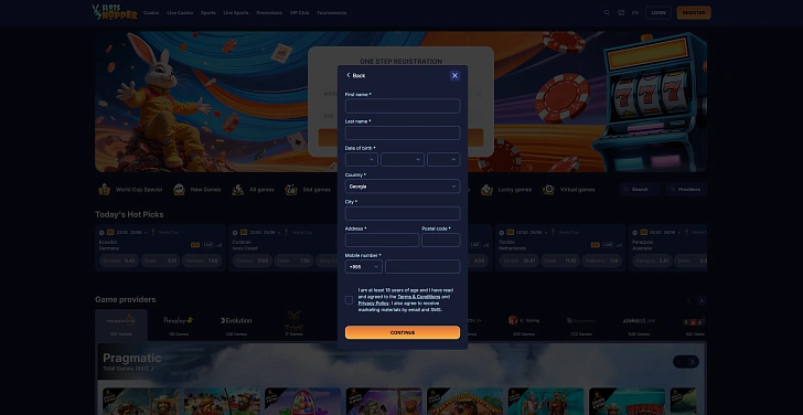 Screenshot 20Bet