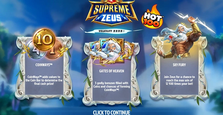 Base game: layout, bet controls and balance display.