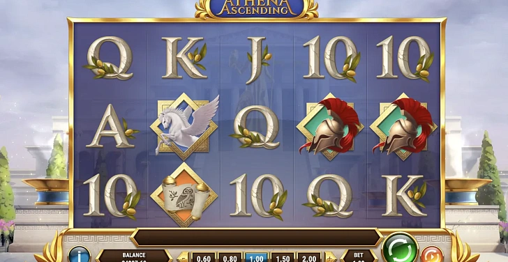 Base game: layout, bet controls and balance display.